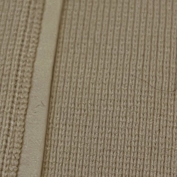 WORTH New York Cotton Cashmere Blend Cream Mini Skirt Size XP or Size 0 - Picture 3 of 7